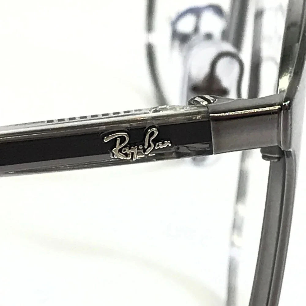 Ray-Ban Eyeglasses Frames RB6512 2553 Grey Silver Square Full Rim 54-19-145